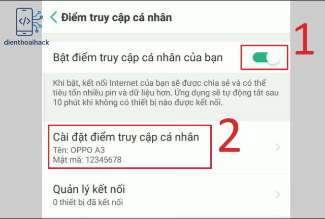 Cách Chia Sẻ Wifi