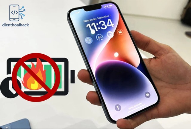 iphone sạc pin bị nóng